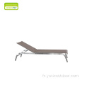 Chaise de piscine extérieure